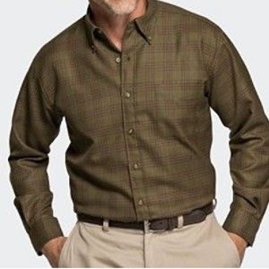 Sir Pendleton wool khaki button down shirt NWOT